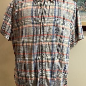 carbon 2 cobalt | men’s button up shirt. Size: XXL